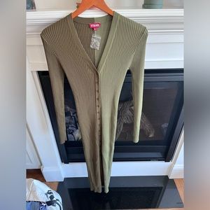 Staud Shoko Colorblocked Midi-Dress